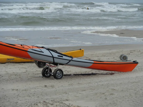 Alman kuzey denizindeki Juist Adası.