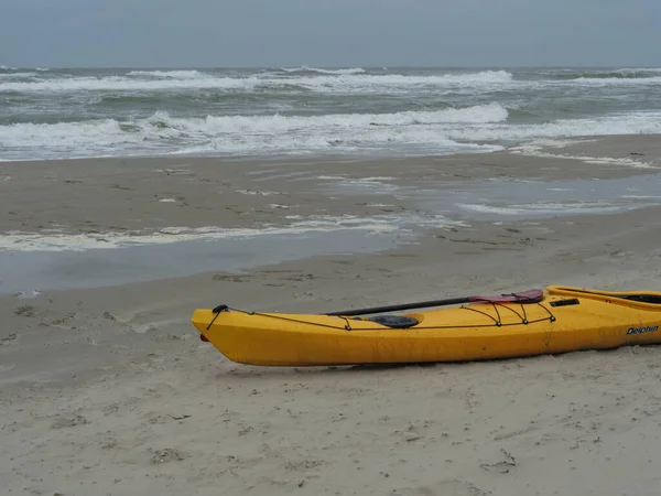 Alman kuzey denizindeki Juist Adası.