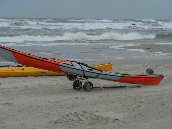 Alman kuzey denizindeki Juist Adası.