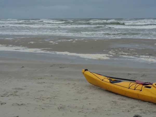 Alman kuzey denizindeki Juist Adası.