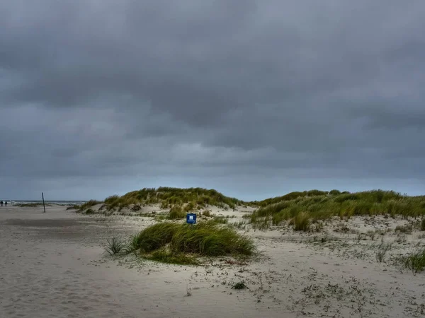 Alman kuzey denizindeki Juist Adası.
