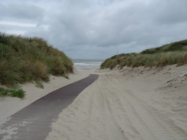 Alman kuzey denizindeki Juist Adası.