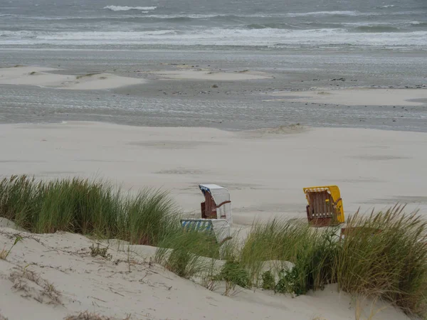 Île Juist Dans Mer Nord Allemande — Photo