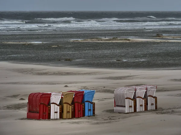 Alman kuzey denizindeki Juist Adası.