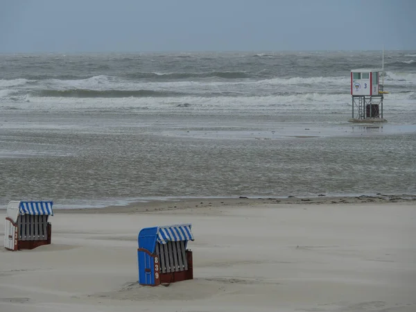 Alman kuzey denizindeki Juist Adası.