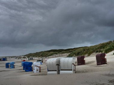 Alman kuzey denizindeki Juist Adası.