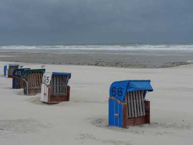 Alman kuzey denizindeki Juist Adası.