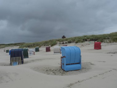 Alman kuzey denizindeki Juist Adası.