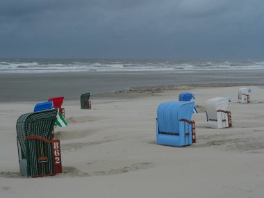 Alman kuzey denizindeki Juist Adası.