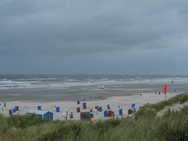 Alman kuzey denizindeki Juist Adası.