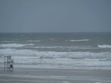 Alman kuzey denizindeki Juist Adası.