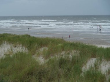 Alman kuzey denizindeki Juist Adası.