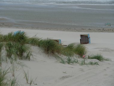 Alman kuzey denizindeki Juist Adası.