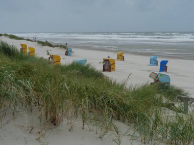 Alman kuzey denizindeki Juist Adası.