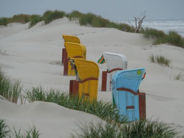 Alman kuzey denizindeki Juist Adası.