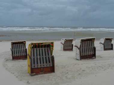 Alman kuzey denizindeki Juist Adası.