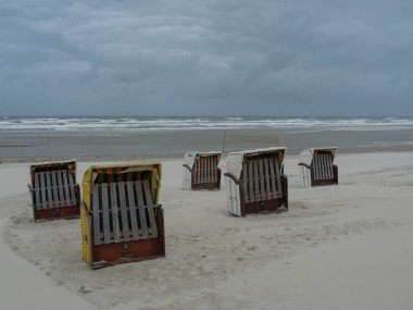 Alman kuzey denizindeki Juist Adası.