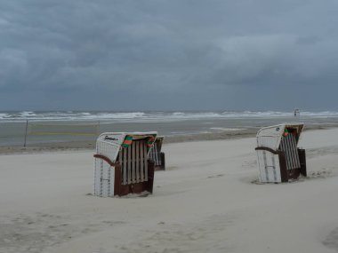 Alman kuzey denizindeki Juist Adası.