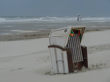 Alman kuzey denizindeki Juist Adası.