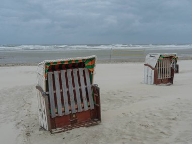 Alman kuzey denizindeki Juist Adası.