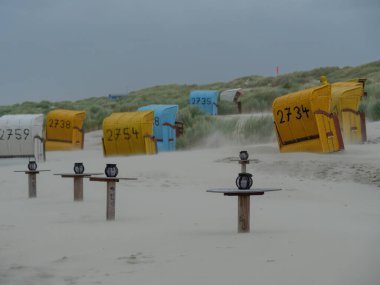 Alman kuzey denizindeki Juist Adası.