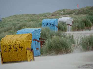 Alman kuzey denizindeki Juist Adası.