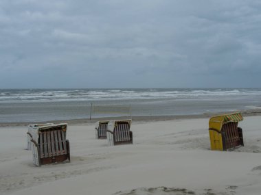 Alman kuzey denizindeki Juist Adası.