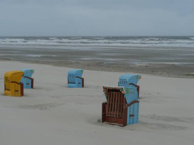 Alman kuzey denizindeki Juist Adası.