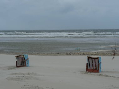 Alman kuzey denizindeki Juist Adası.