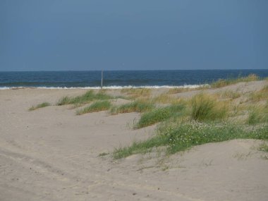 Alman kuzey denizindeki Juist Adası