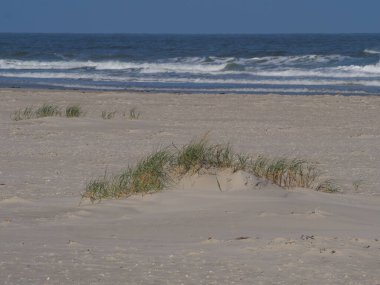 Alman kuzey denizindeki Juist Adası