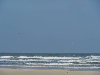 Alman kuzey denizindeki Juist Adası