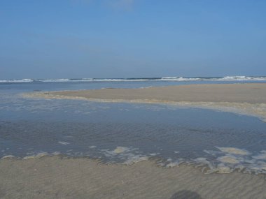 Alman kuzey denizindeki Juist Adası