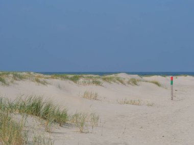 Alman kuzey denizindeki Juist Adası