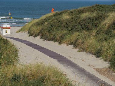 Alman kuzey denizindeki Juist Adası
