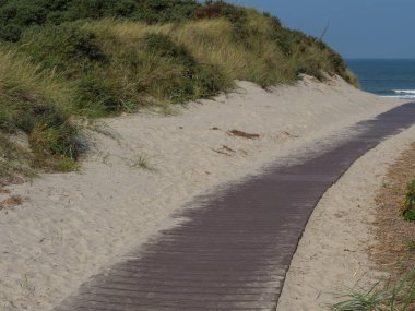 Alman kuzey denizindeki Juist Adası