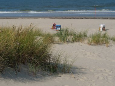 Alman kuzey denizindeki Juist Adası