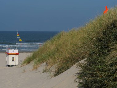 Alman kuzey denizindeki Juist Adası