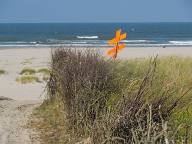Alman kuzey denizindeki Juist Adası