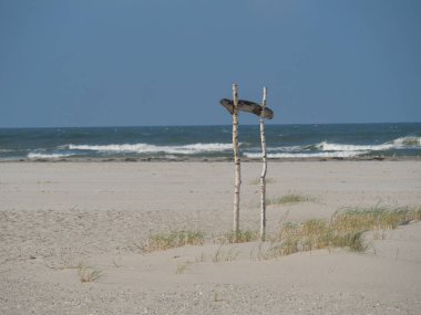 Alman kuzey denizindeki Juist Adası