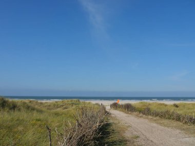 Alman kuzey denizindeki Juist Adası