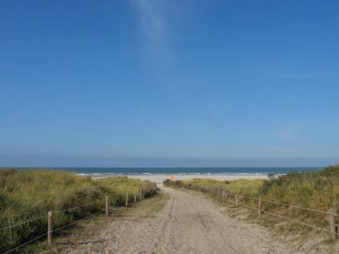 Alman kuzey denizindeki Juist Adası