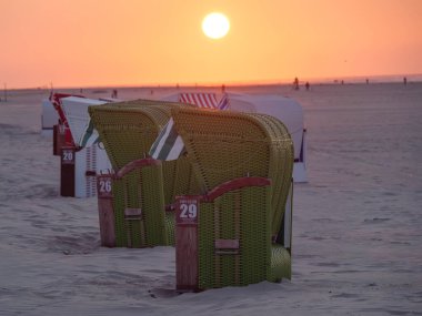 Alman kuzey denizindeki Juist Adası