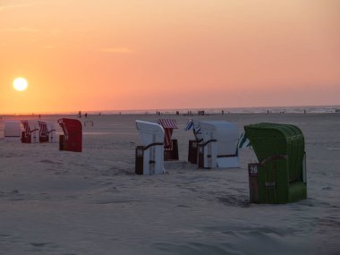 Alman kuzey denizindeki Juist Adası