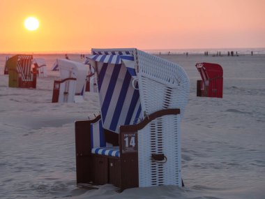 Alman kuzey denizindeki Juist Adası