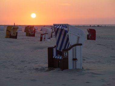 Alman kuzey denizindeki Juist Adası