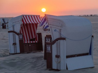 Alman kuzey denizindeki Juist Adası