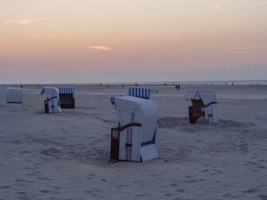 Alman kuzey denizindeki Juist Adası