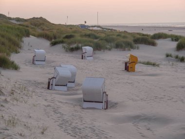 Alman kuzey denizindeki Juist Adası