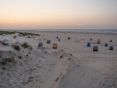 Alman kuzey denizindeki Juist Adası